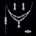 سرویس کامل نقره دوئت امرالد بیضی |  Emerald Oval Duet Silver Set
