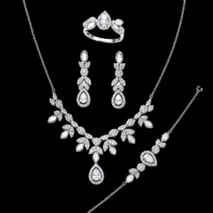 سرویس کامل نقره برگ اشکی Pear Leaf Silver Set