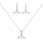 نیم ست نقره دم وال Silver Whale Tail Half Set