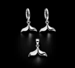 نیم ست نقره دم وال Silver Whale Tail Half Set