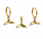 نیم ست نقره دم وال Silver Whale Tail Half Set