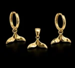 نیم ست نقره دم وال Silver Whale Tail Half Set