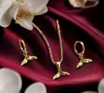 نیم ست نقره دم وال Silver Whale Tail Half Set