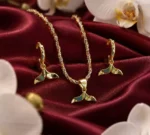 نیم ست نقره دم وال Silver Whale Tail Half Set